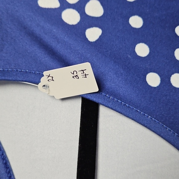 Blue Dress with White Floral Accents - Picture 2 of 3